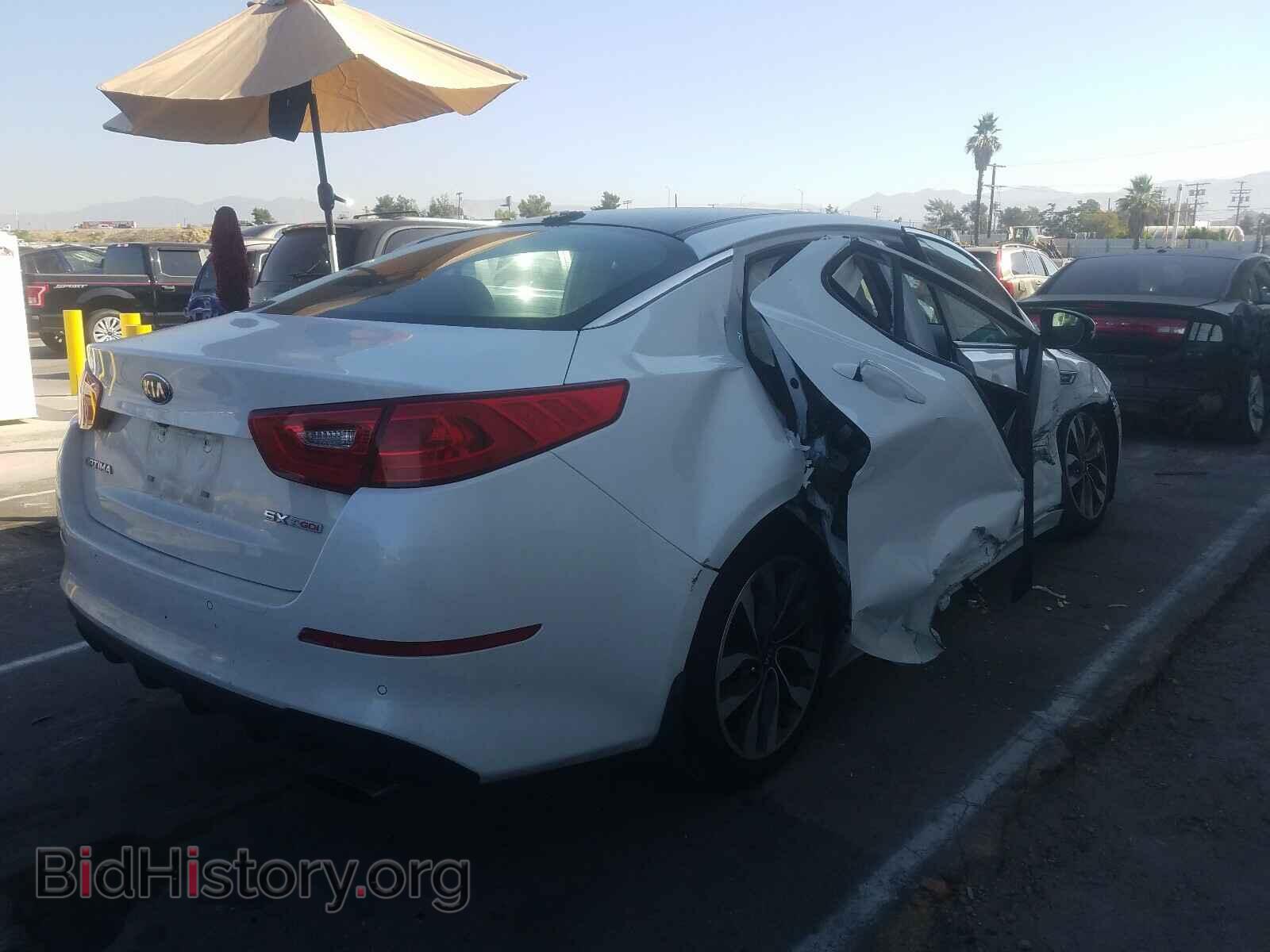 2015 KIA OPTIMA - VIN: 5XXGR4A63FG456130 - Фото 4
