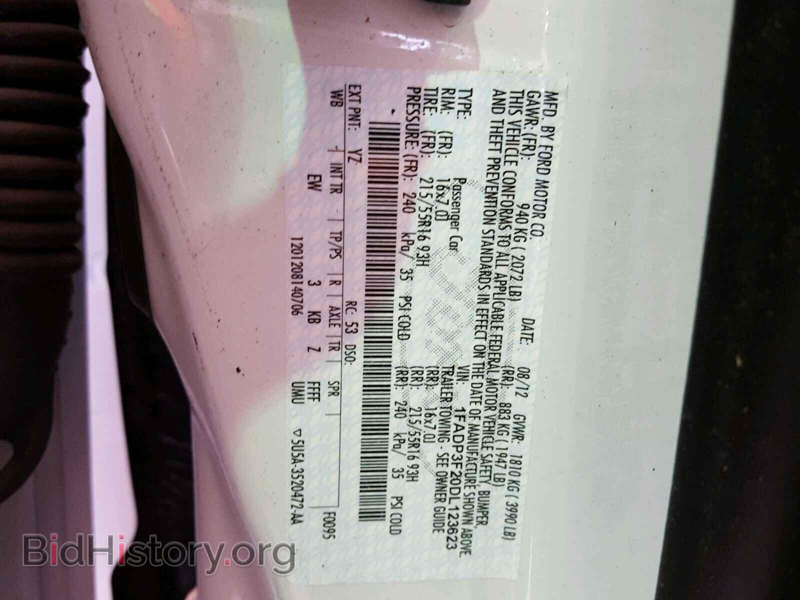2013 FORD FOCUS - VIN: 1FADP3F20DL123623 - Photo 10