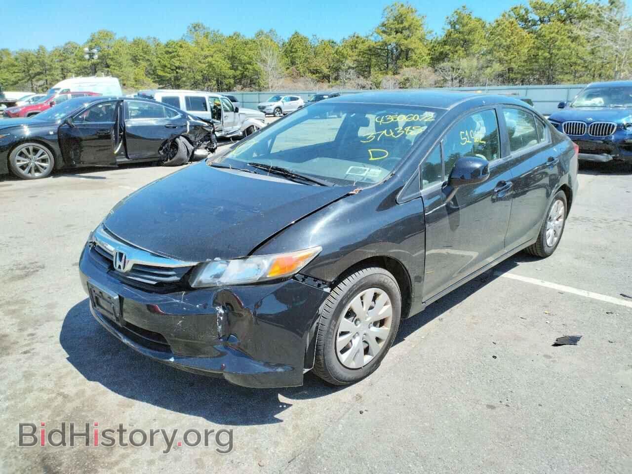 2012 HONDA CIVIC - VIN: 19XFB2F58CE374385 - Фото 2
