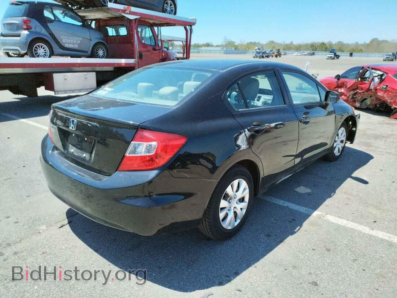 2012 HONDA CIVIC - VIN: 19XFB2F58CE374385 - Фото 4