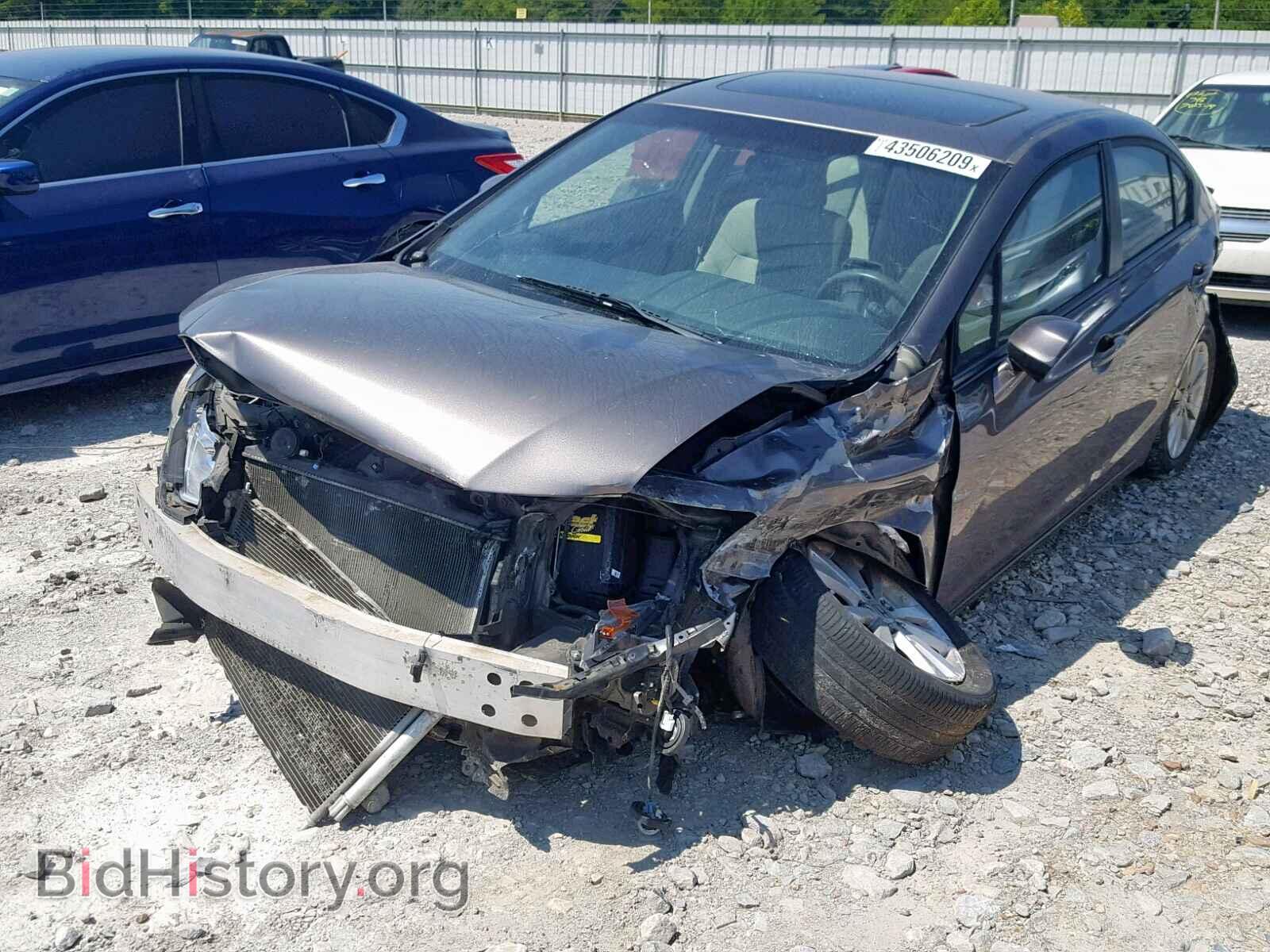 2012 HONDA CIVIC - VIN: 2HGFB2F80CH567078 - Фото 2