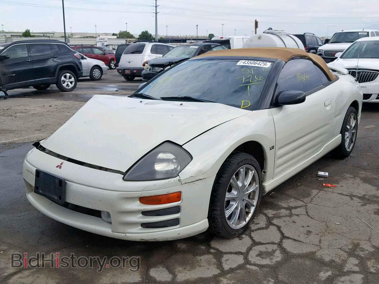 2001 MITSUBISHI ECLIPSE - VIN: 4A3AE85H41E030154 - Фото 2