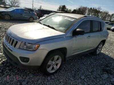 2012 Jeep COMPASS Latitude, silver — VIN 1C4NJCEB6CD665660, Copart