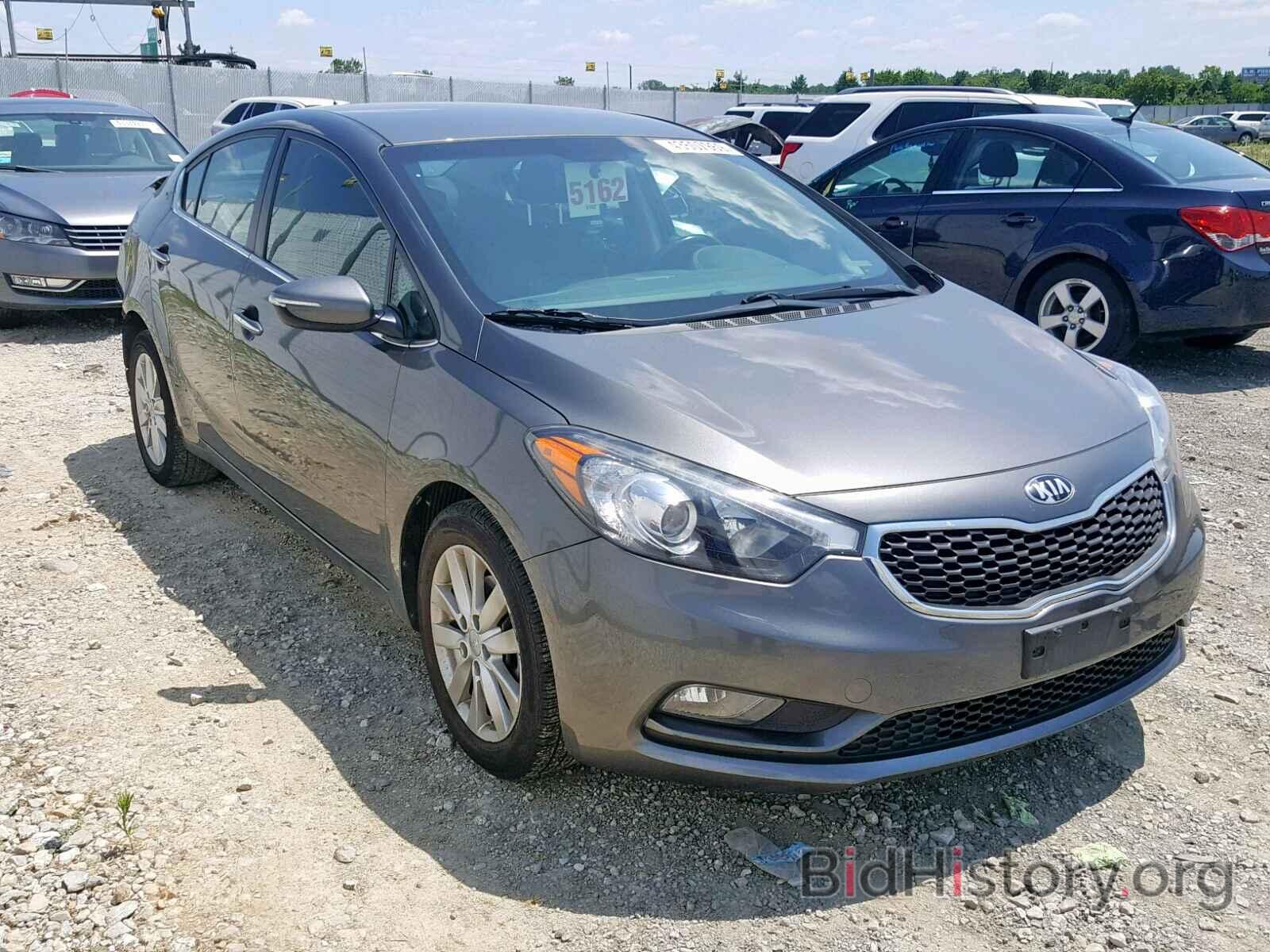 Photo KNAFX4A81E5114615 - KIA FORTE EX 2014