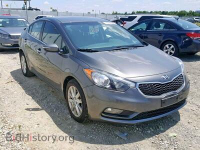 2014 Kia FORTE EX, gray — VIN KNAFX4A81E5114615, Copart