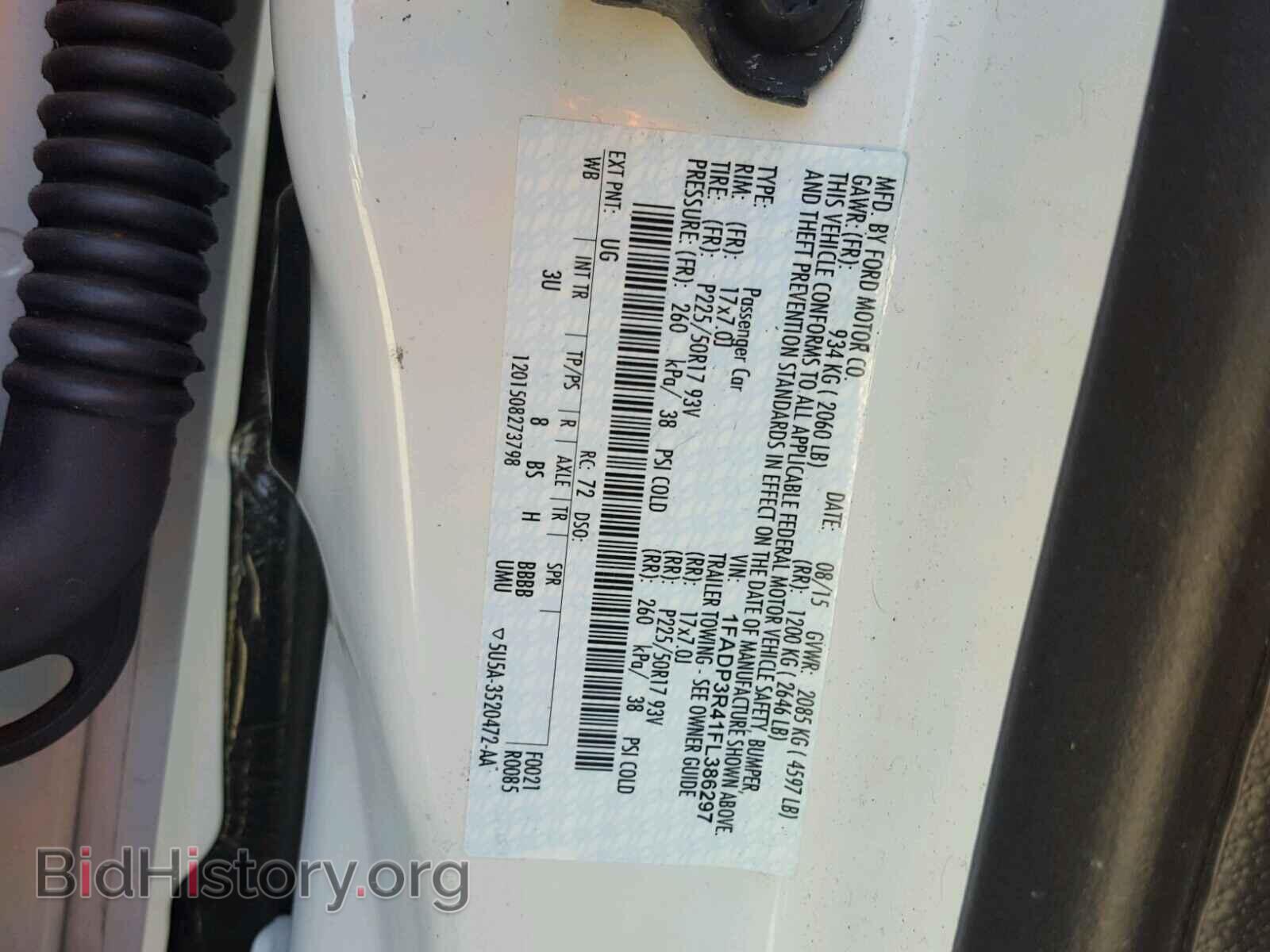 2015 FORD FOCUS - VIN: 1FADP3R41FL386297 - Фото 10