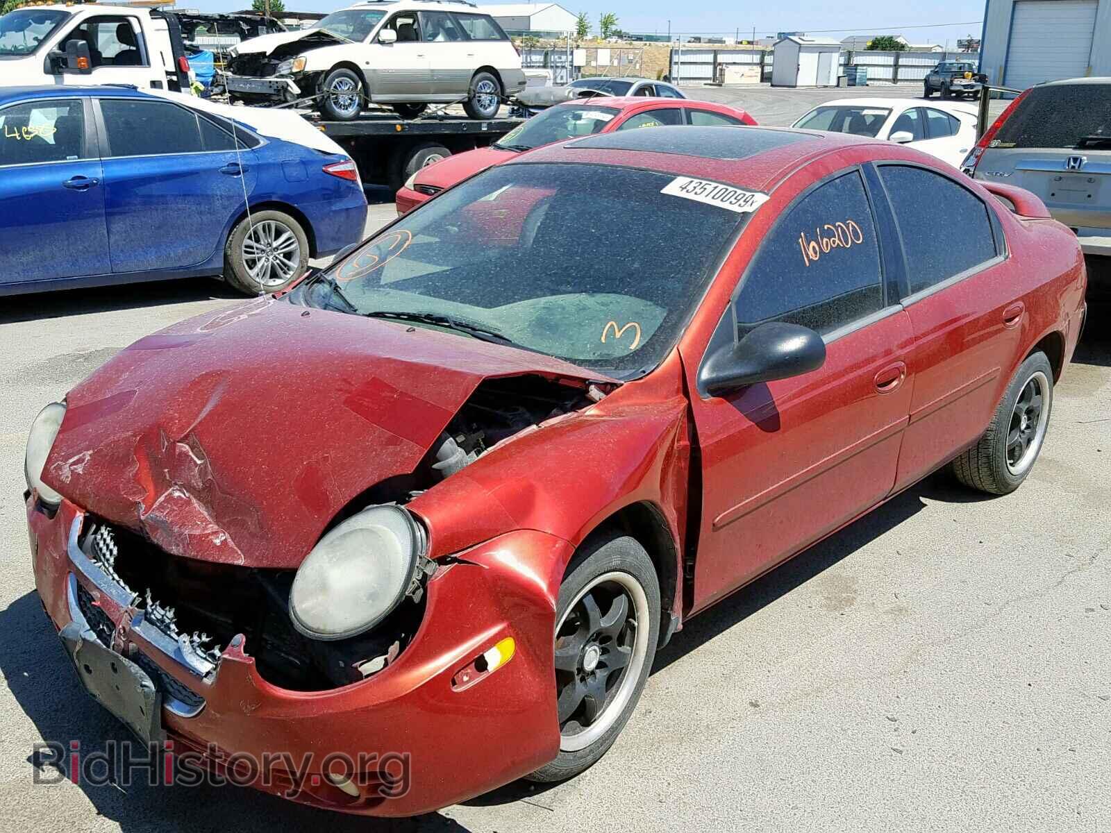 2004 DODGE NEON - VIN: 1B3ES56C54D504221 - Фото 2
