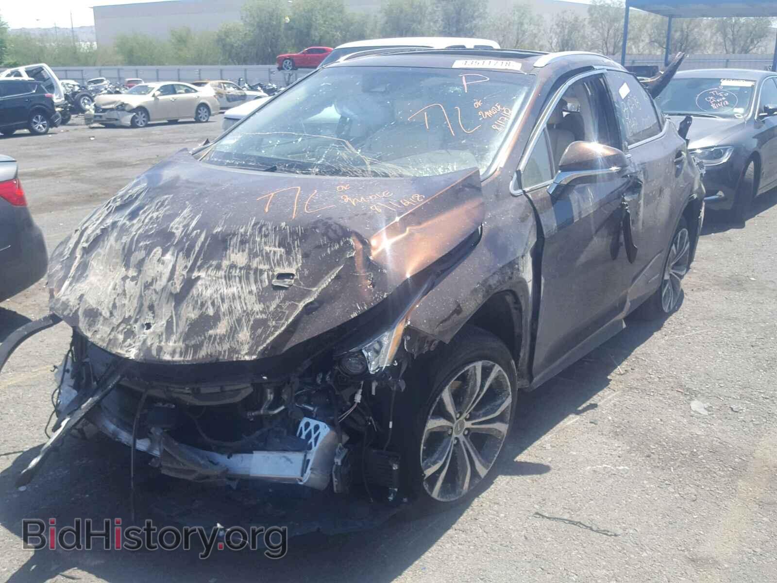 2017 LEXUS RX450 - VIN: 2T2BGMCAXHC020219 - Фото 2