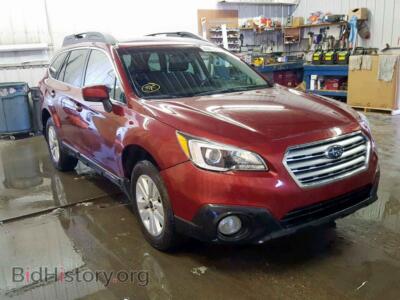 2015 Subaru OUTBACK 2., темно-бордовый — VIN 4S4BSBCC0F3241435, Copart
