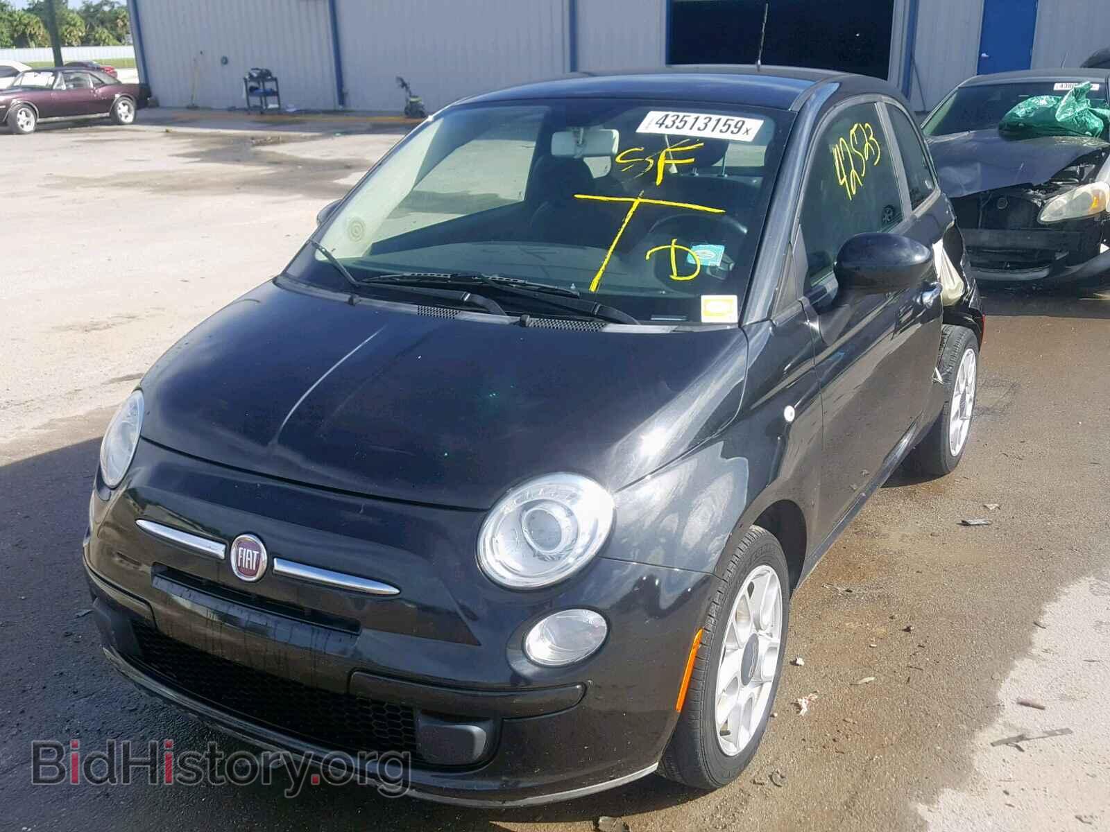 2012 FIAT 500 - VIN: 3C3CFFAR2CT381051 - Фото 2