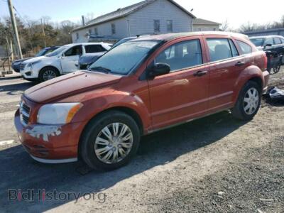2007 Dodge CALIBER SXT, orange — VIN 1B3HB48B07D403216, Copart