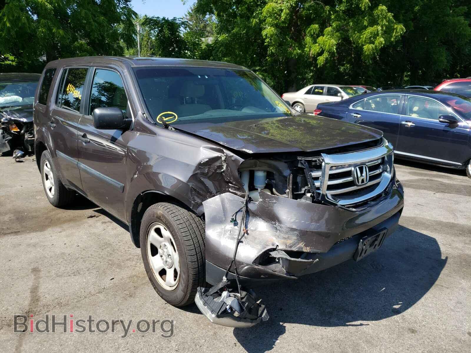 Фотография 5FNYF4H27CB072110 - HONDA PILOT 2012