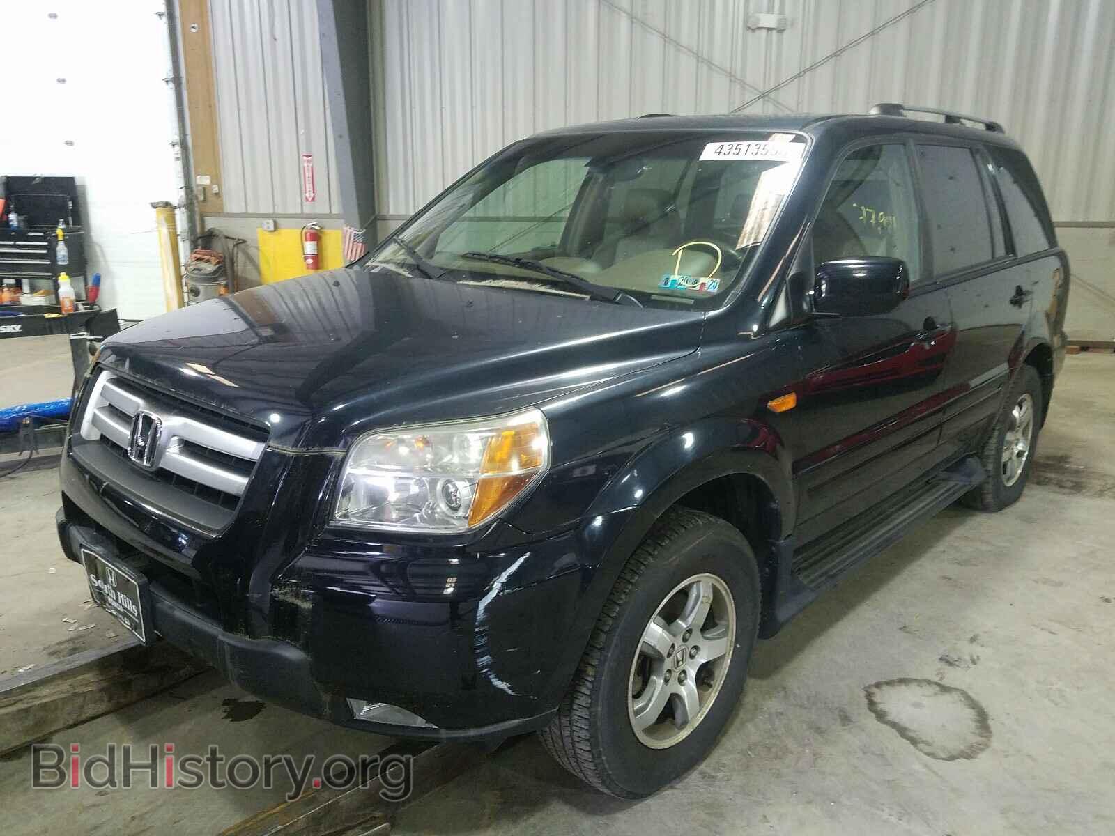 2006 HONDA PILOT - VIN: 2HKYF18536H542843 - Фото 2
