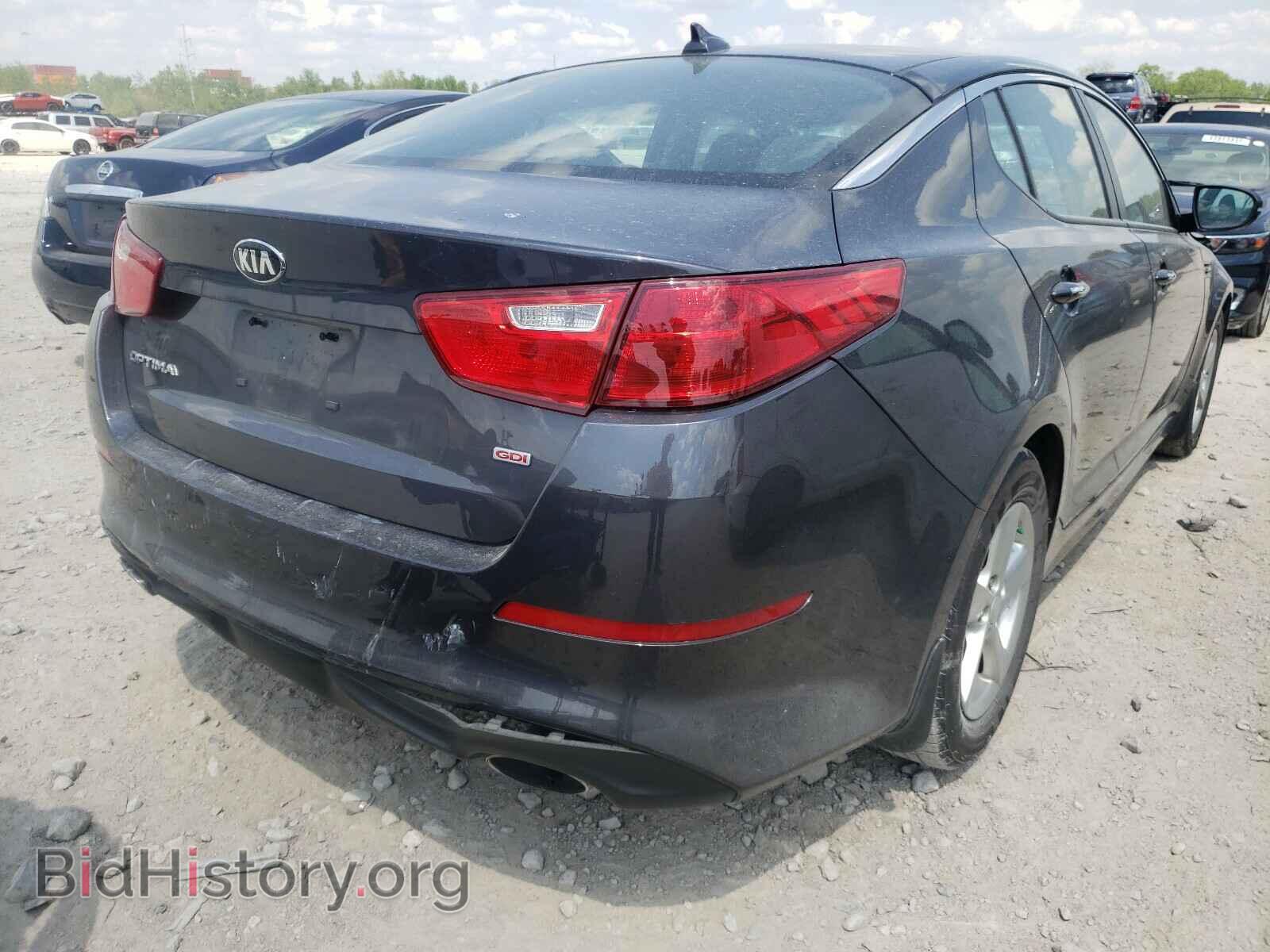 2015 KIA OPTIMA - VIN: KNAGM4A77F5635487 - Фото 4