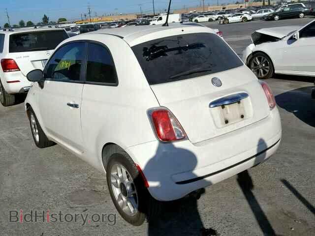 2012 FIAT 500 - VIN: 3C3CFFAR9CT125053 - Фото 3