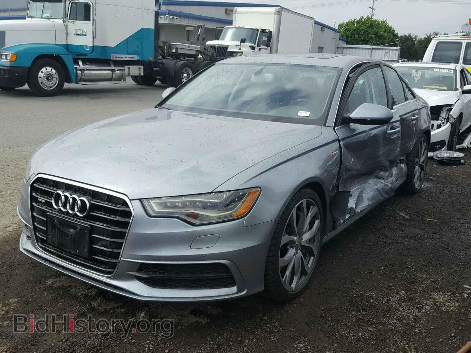 2012 AUDI A6 - VIN: WAUHGAFC4CN103819 - Фото 2
