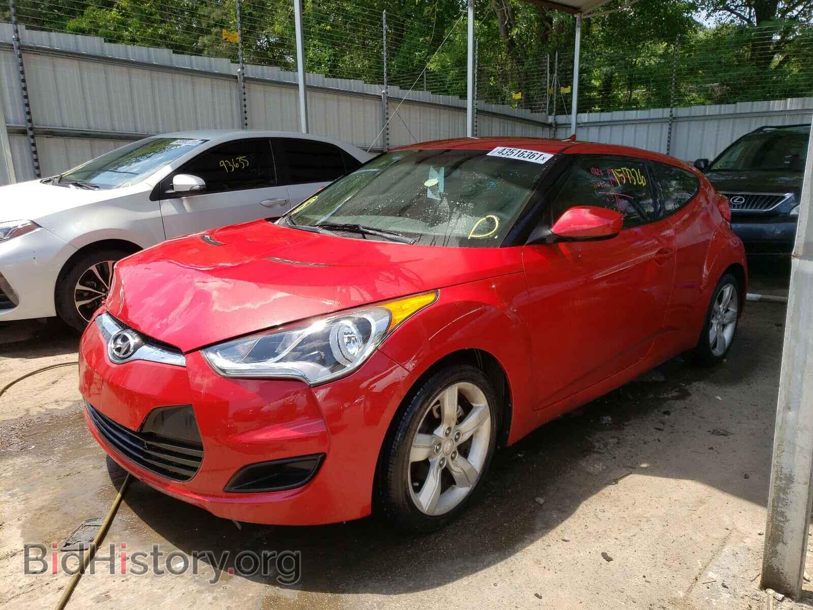 2012 HYUNDAI VELOSTER - VIN: KMHTC6AD9CU078892 - Фото 2