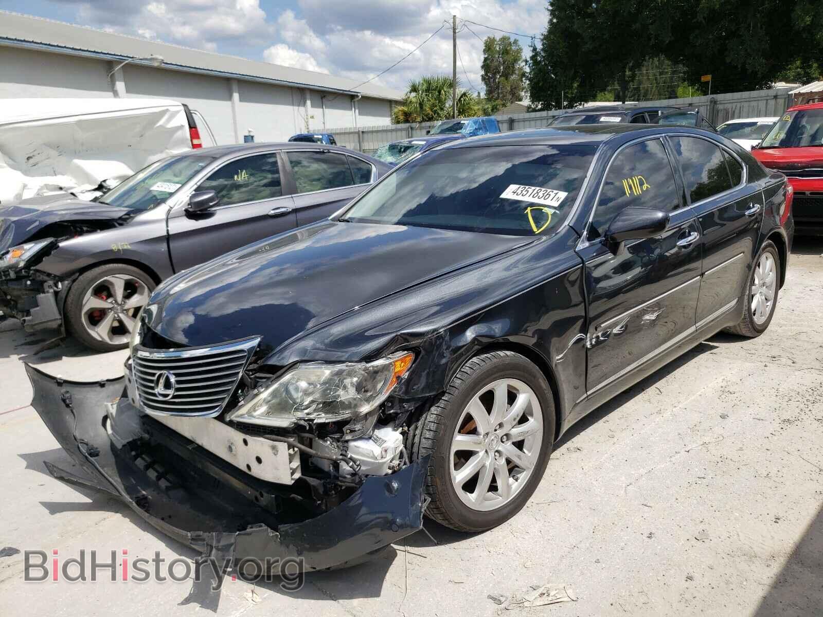 2008 LEXUS LS460 - VIN: JTHBL46FX85068340 - Фото 2