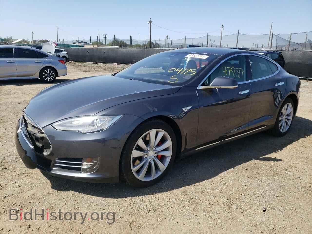 2014 TESLA MODEL S - VIN: 5YJSA1H18EFP60498 - Фото 2