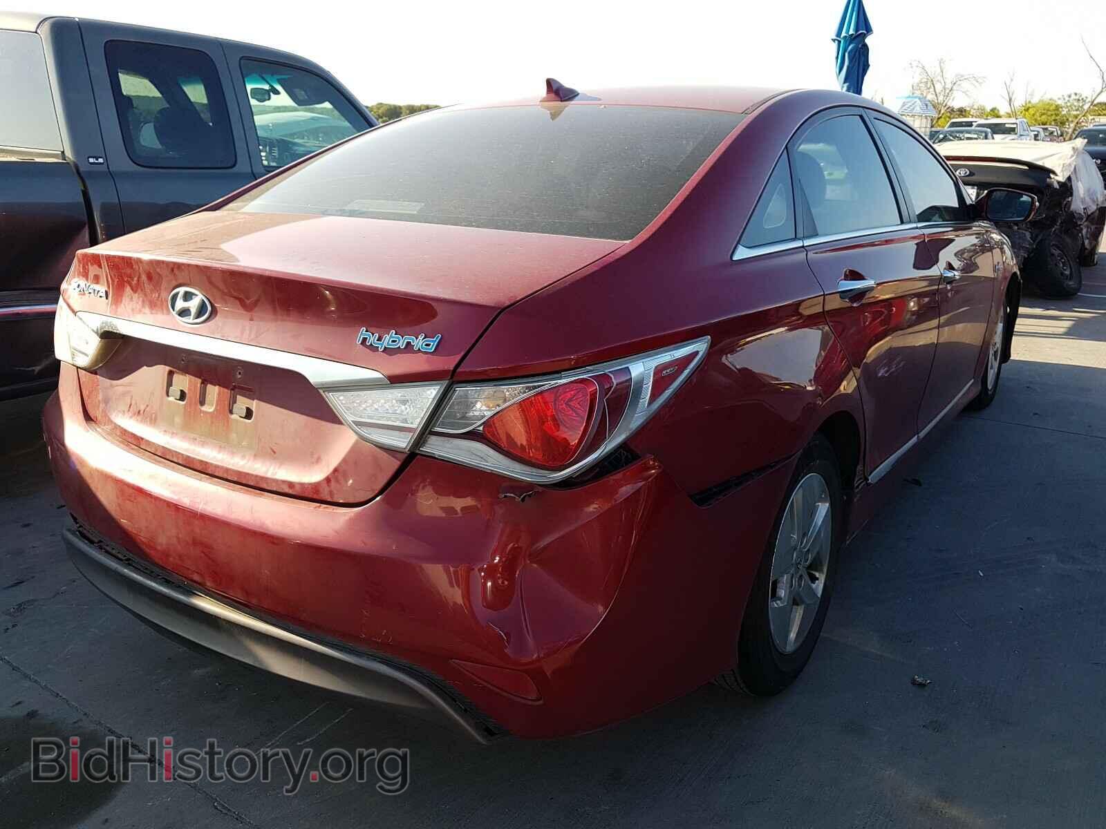 2012 HYUNDAI SONATA - VIN: KMHEC4A49CA057345 - Фото 4