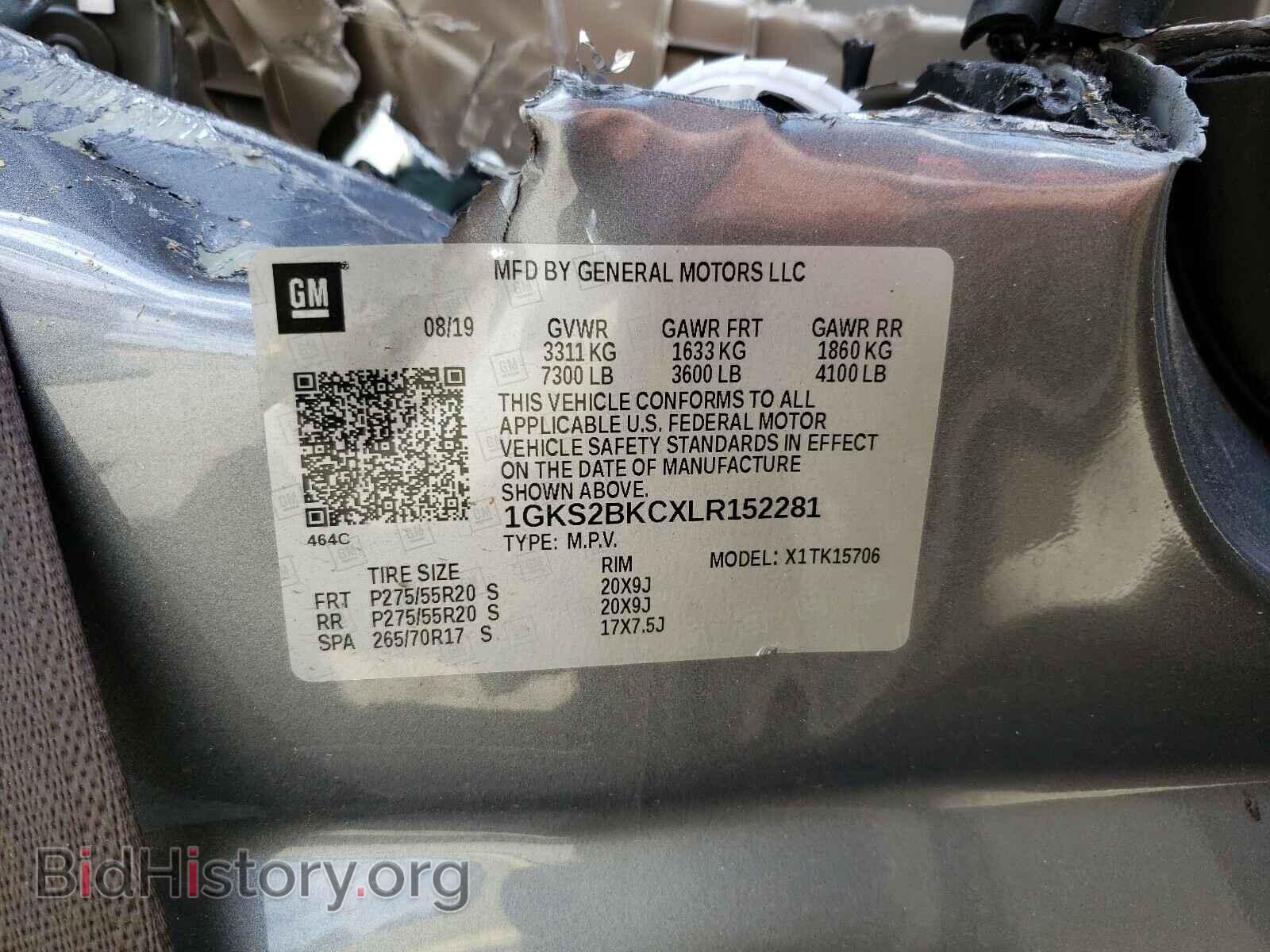 2020 GMC YUKON - VIN: 1GKS2BKCXLR152281 - Фото 10