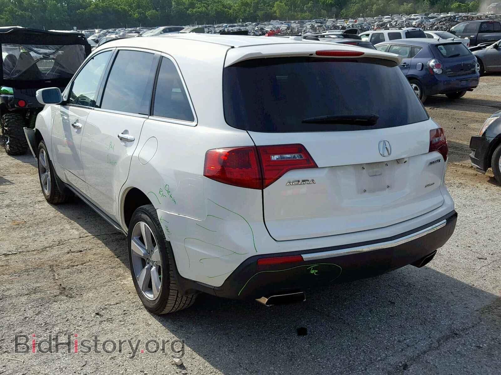 2012 ACURA MDX - VIN: 2HNYD2H35CH504152 - Фото 3