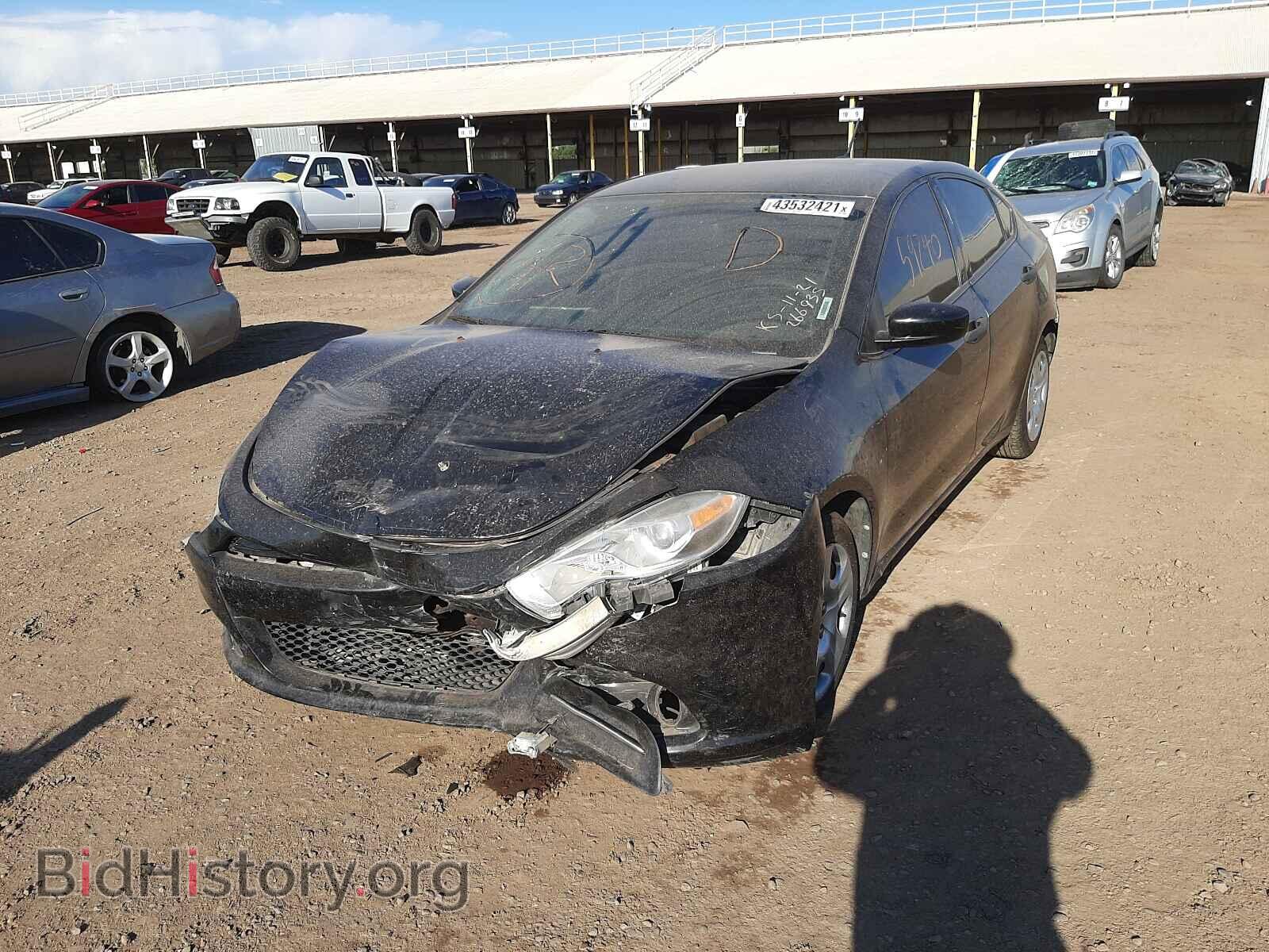 2013 DODGE DART - VIN: 1C3CDFAA3DD266935 - Фото 2