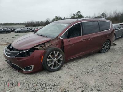 2017 Chrysler PACIFICA Limited, burgundy — VIN 2C4RC1GG7HR804059, Copart