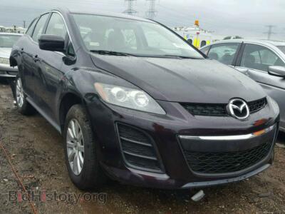 2011 Mazda CX-7, maroon — VIN JM3ER2A56B0379954, Copart