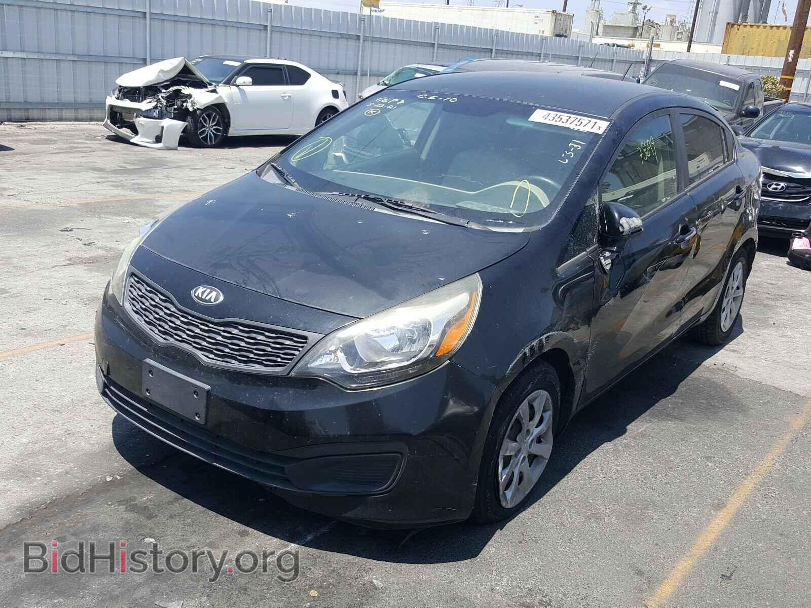 2013 KIA RIO - VIN: KNADM4A33D6238298 - Фото 2