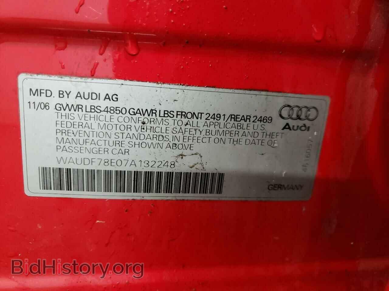 2007 AUDI A4 - VIN: WAUDF78E07A132248 - Photo 12