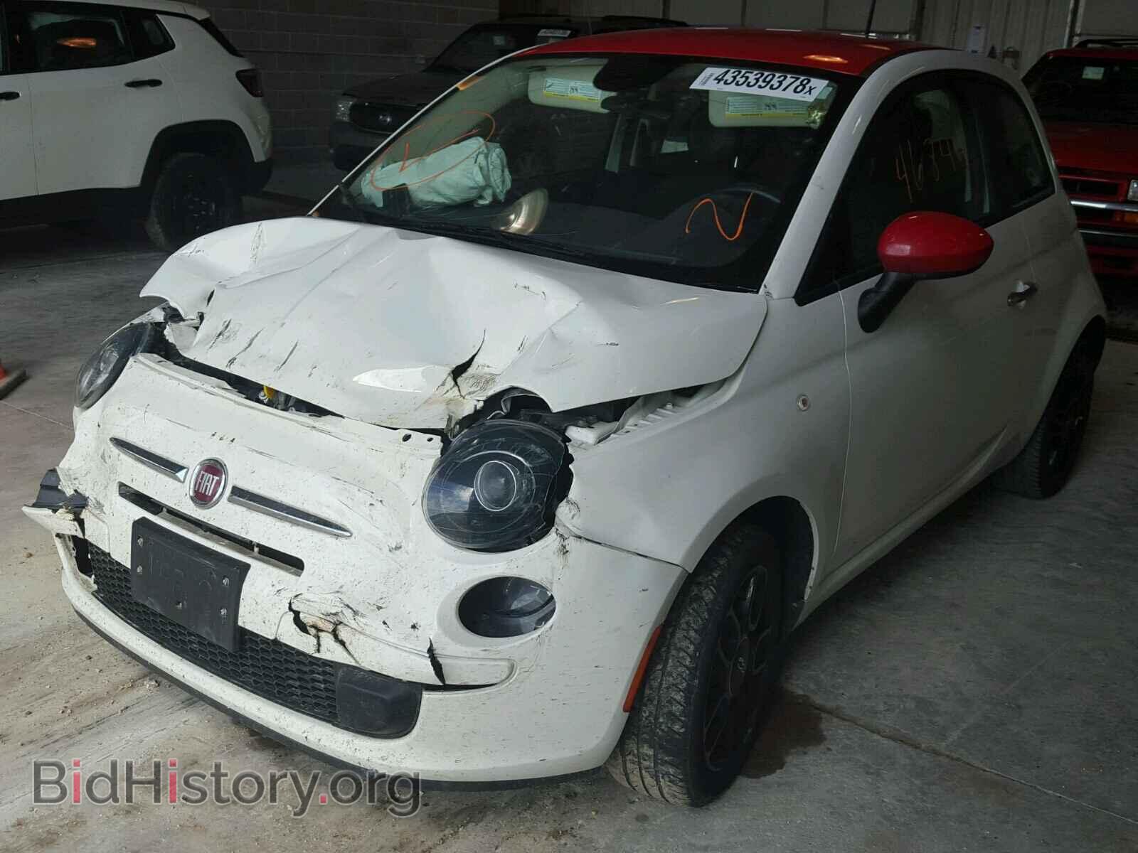 2015 FIAT 500 - VIN: 3C3CFFAR3FT710568 - Фото 2