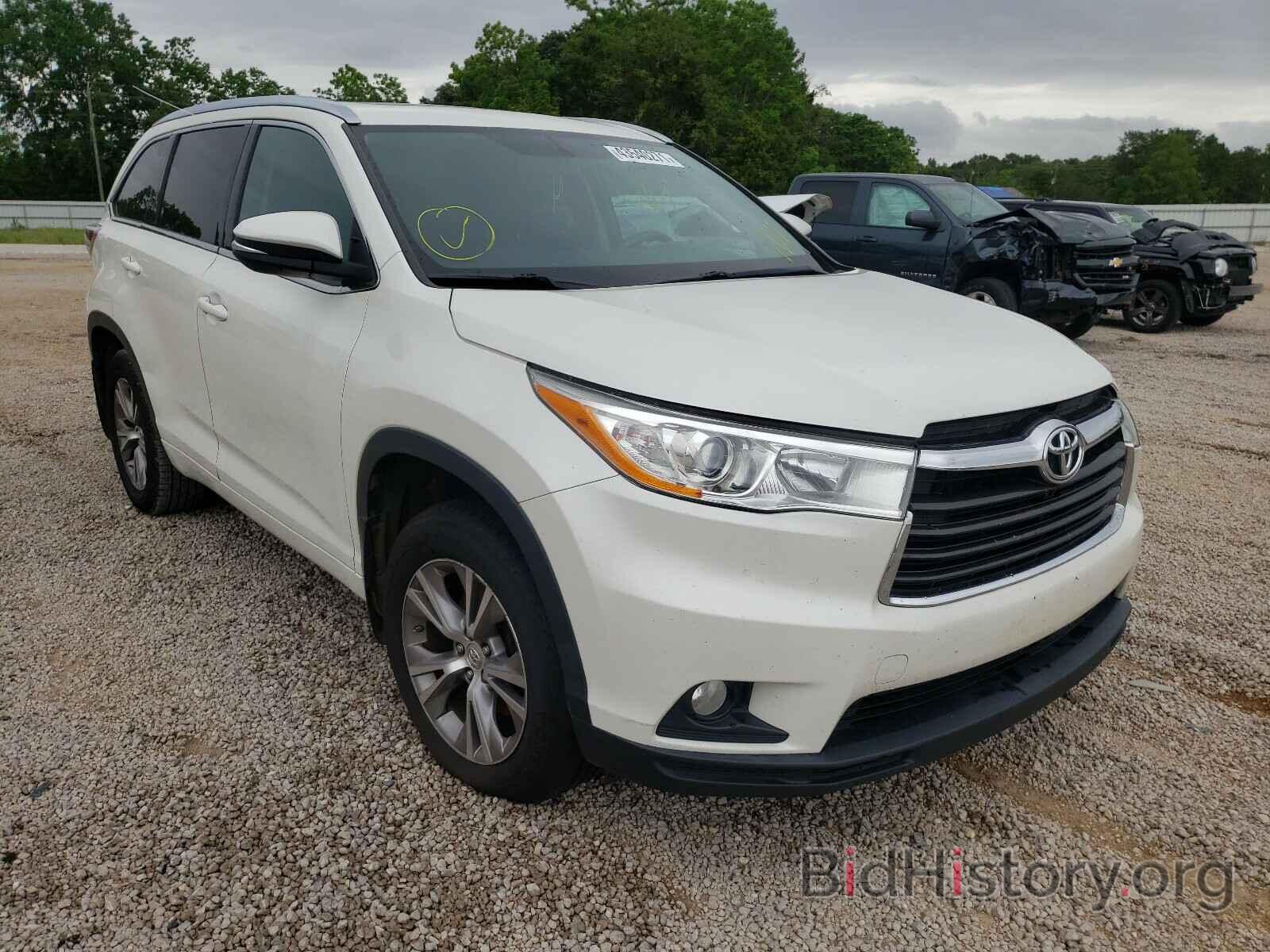 Фотография 5TDJKRFH0ES026795 - TOYOTA HIGHLANDER 2014