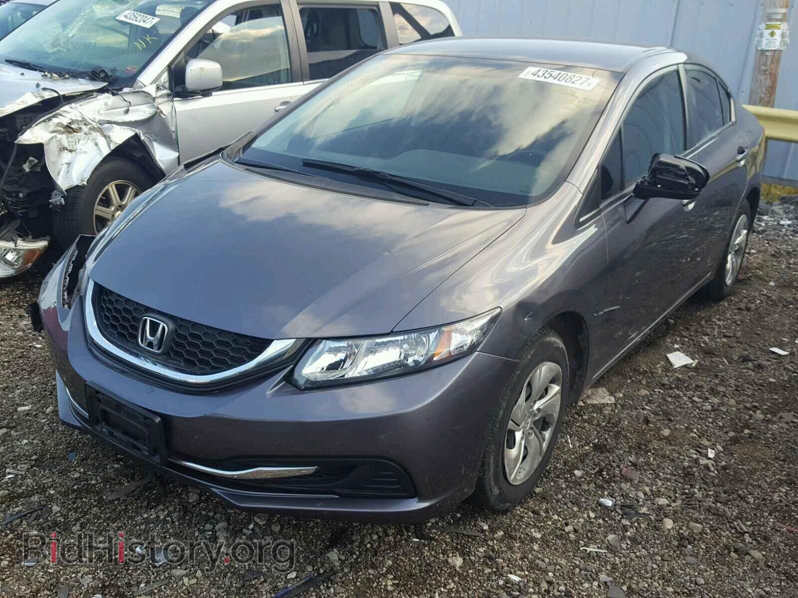 2014 HONDA CIVIC - VIN: 2HGFB2F53EH521365 - Фото 2