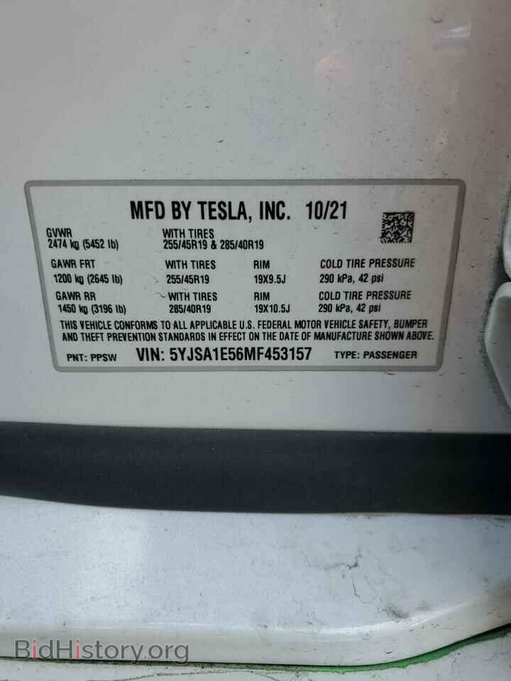 2021 TESLA MODEL S - VIN: 5YJSA1E56MF453157 - Photo 12