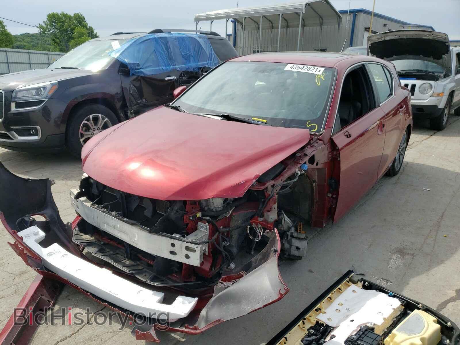 2012 LEXUS CT 200 - VIN: JTHKD5BH4C2117830 - Фото 2