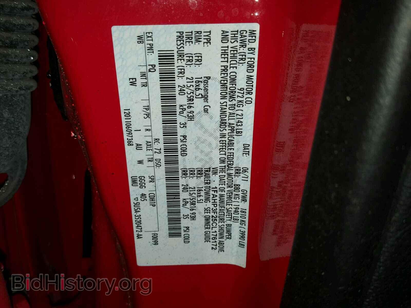 2012 FORD FOCUS - VIN: 1FAHP3F25CL176172 - Photo 10