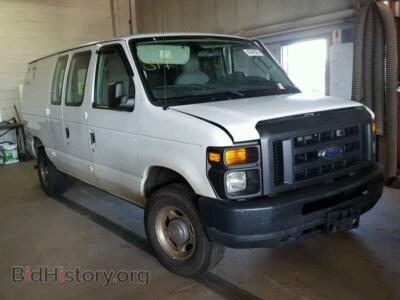 2010 Ford ECONOLINE, white — VIN 1FTNE2EW2ADA26058, Copart