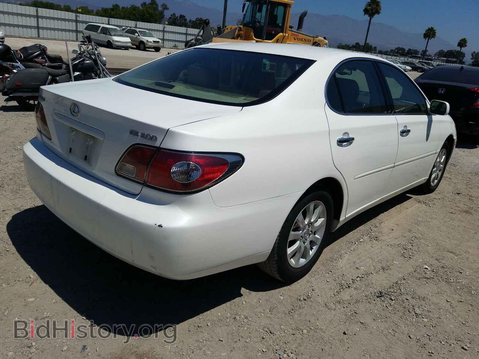2003 LEXUS ES300 - VIN: JTHBF30G436017986 - Фото 4