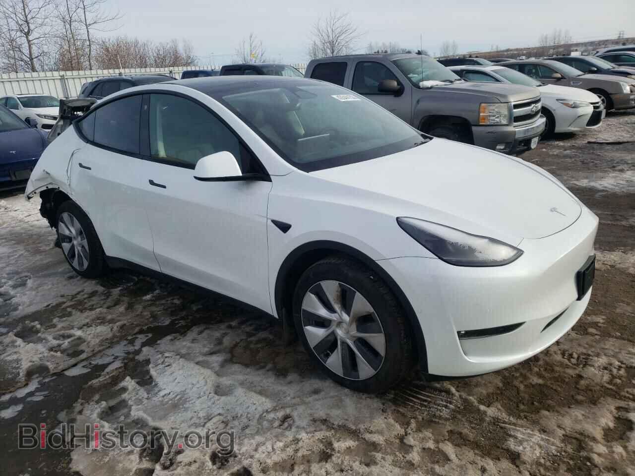 2022 TESLA MODEL Y - VIN: 7SAYGAEE4NF545283 - Фото 4