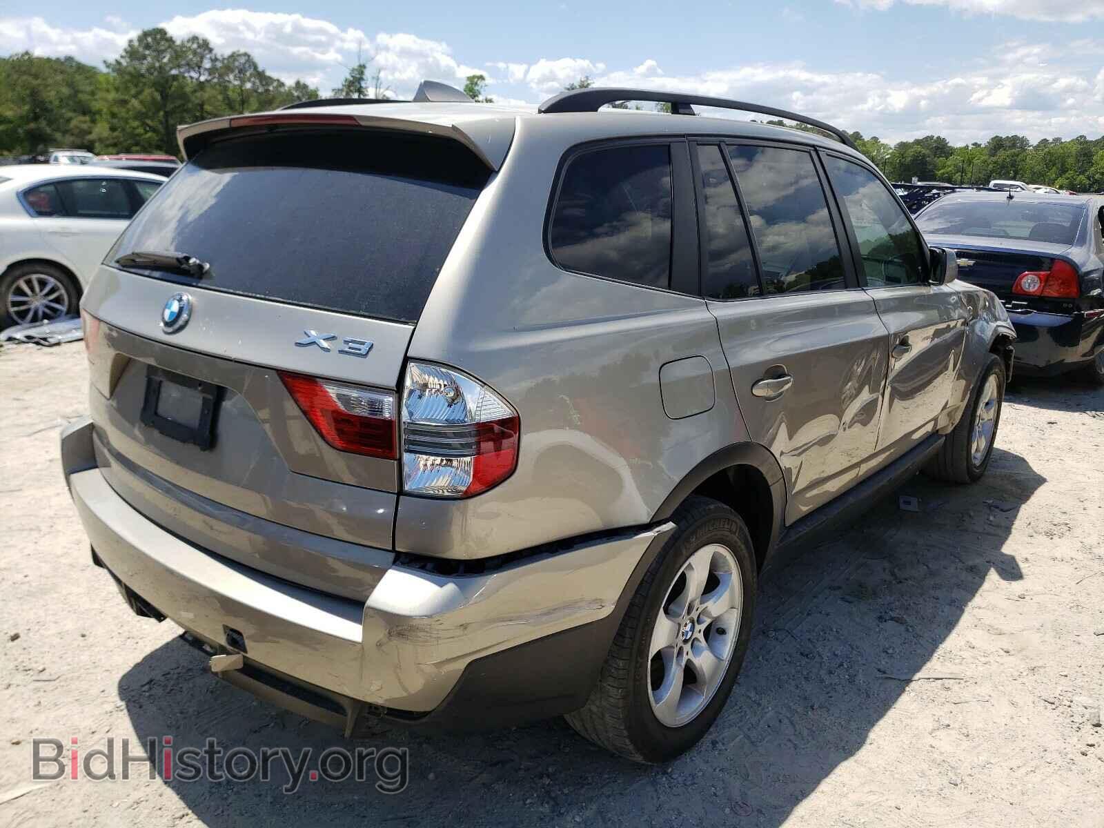 2007 BMW X3 - VIN: WBXPC93477WF24557 - Фото 4
