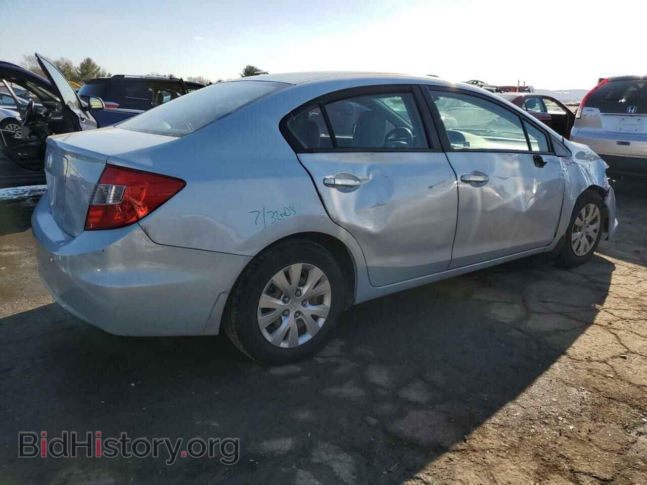 2012 HONDA CIVIC - VIN: 19XFB2F51CE367326 - Фото 3