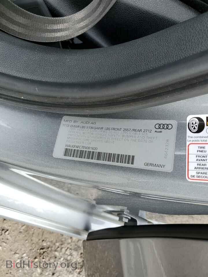 2014 AUDI A6 - VIN: WAUGFAFC7EN081820 - Фото 13