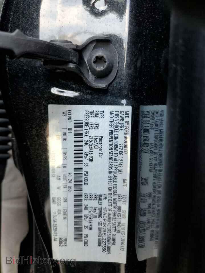 2014 FORD FOCUS - VIN: 1FADP3K25EL227550 - Фото 12