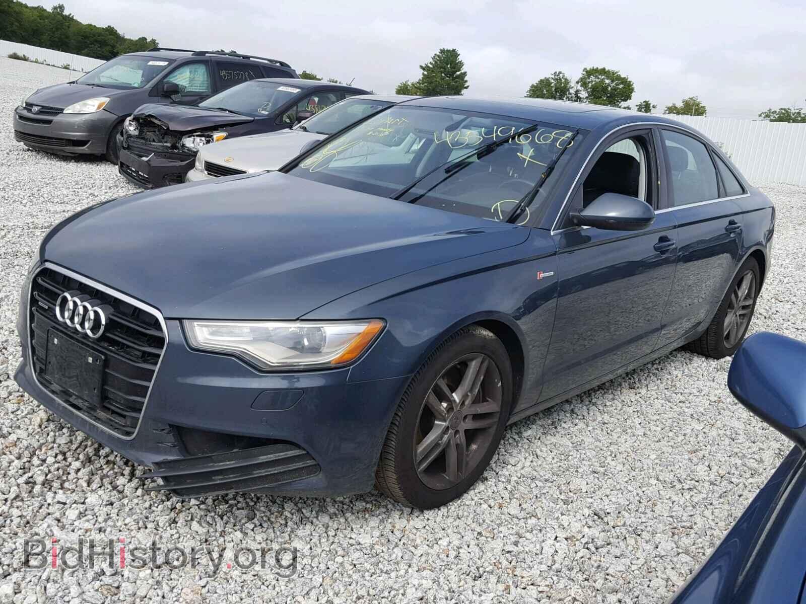 2012 AUDI A6 - VIN: WAUGGAFC7CN059858 - Фото 2