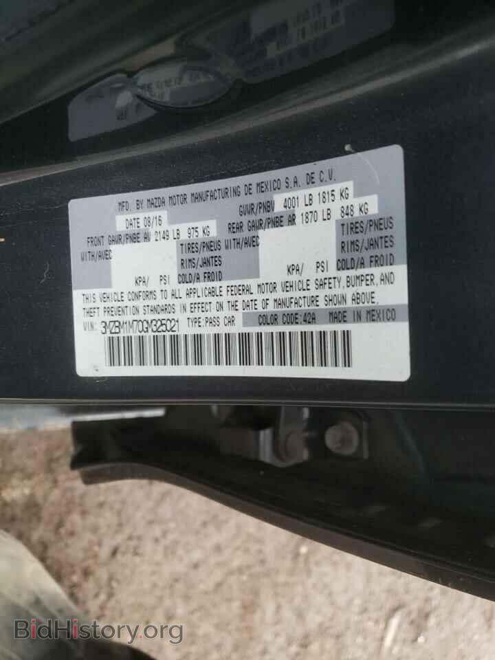 2016 MAZDA 3 - VIN: 3MZBM1M70GM325021 - Фото 10