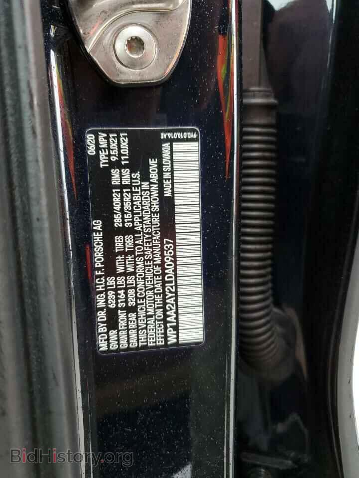 2020 PORSCHE CAYENNE - VIN: WP1AA2AY2LDA09537 - Photo 14