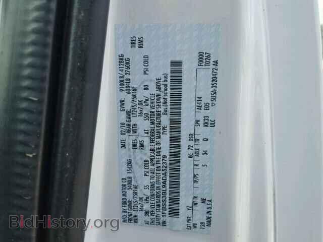 2010 FORD ECONOLINE - VIN: 1FBSS3BL9ADA52379 - Photo 10