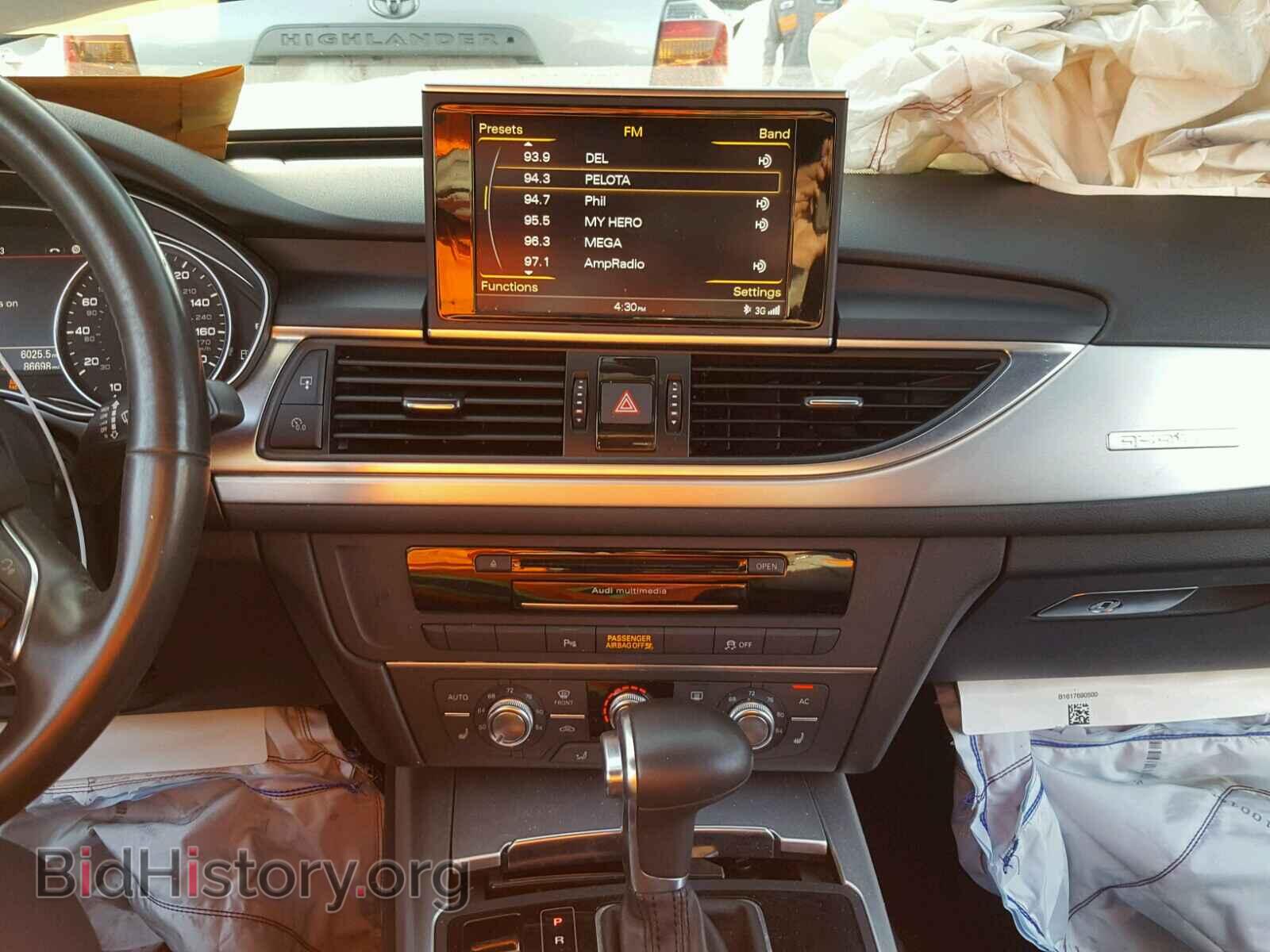 2012 AUDI A6 - VIN: WAUBGAFC5CN016744 - Photo 9
