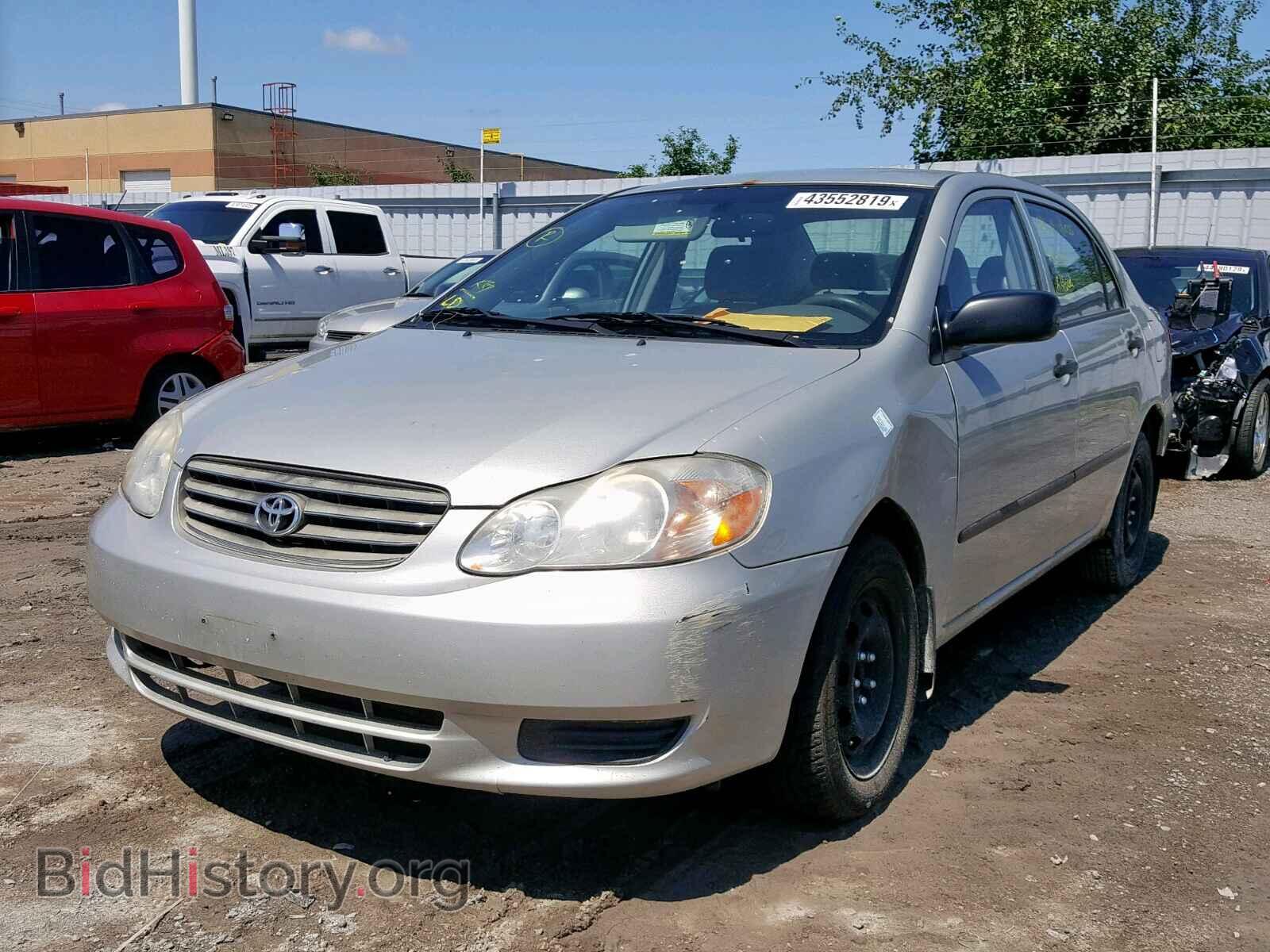 2003 TOYOTA COROLLA - VIN: 2T1BR32E03C749576 - Фото 2